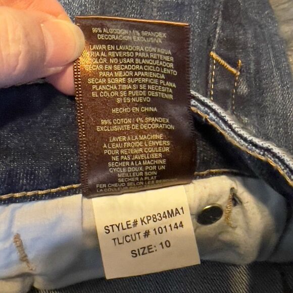 Kut From The Kloth Diana Skinny Jeans Blue Womens Size 10 Stretch Denim Mid Rise - Picture 9 of 9